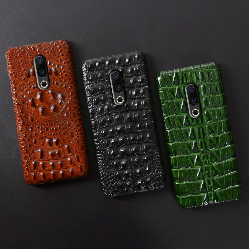 Genuine Leather Phone Case For Meizu 16th Plus 16 16X 17 Pro 7 Plus X8 Cases Luruxy Cowhide Crocodile Tail Texture Back Cover
Genuine Leather Phone Case For Meizu 16th Plus 16 16X 17 Pro 7 Plus X8 Cases Luruxy Cowhide Crocodile Tail Texture Back Cover