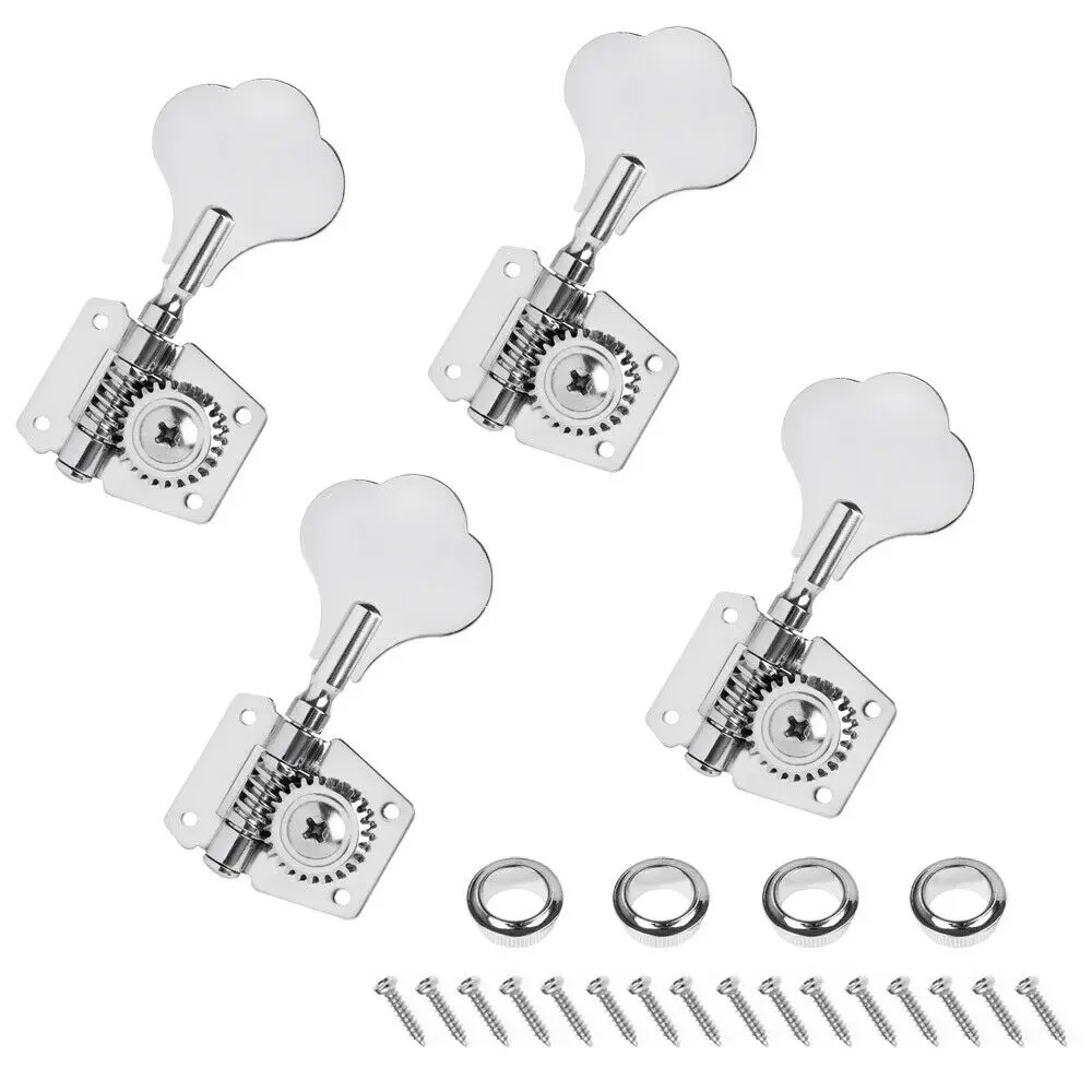 4R Open Style Electric Bass Guitar Tuning Pegs Guitar Chrome Tuners Pegs Keys Machine Head Knobs for Guitar Bass Accessories
4R Open Style Electric Bass Guitar Tuning Pegs Guitar Chrome Tuners Pegs Keys Machine Head Knobs for Guitar Bass Accessories