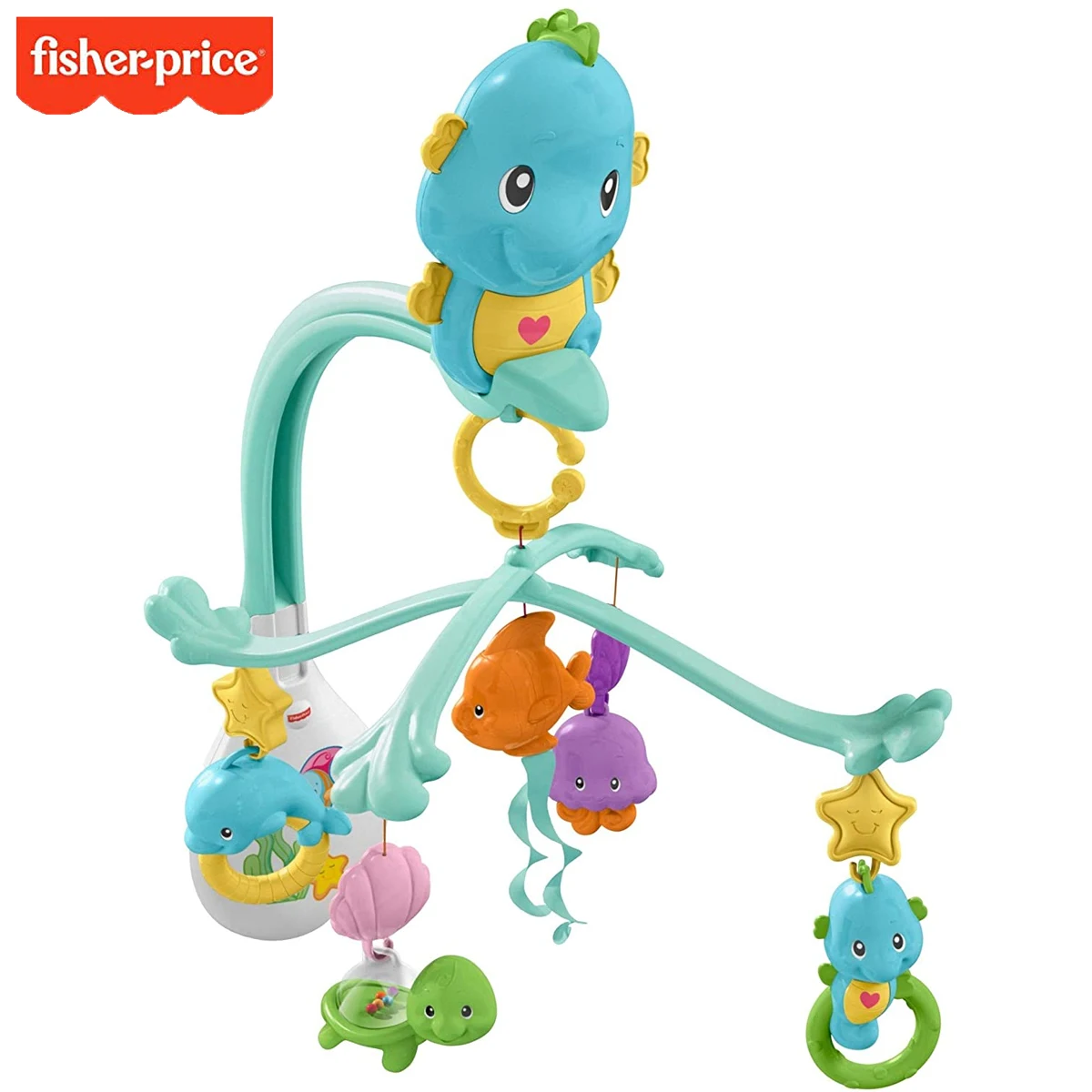 Fisher Price 3-in-1 Soothe & Play Seahorse Mobile Baby Rotating Bed Bell Toys Sleep Music Rotating Dolls for Kids Gift DFP12 
Fisher Price 3-in-1 Soothe & Play Seahorse Mobile Baby Rotating Bed Bell Toys Sleep Music Rotating Dolls for Kids Gift DFP12