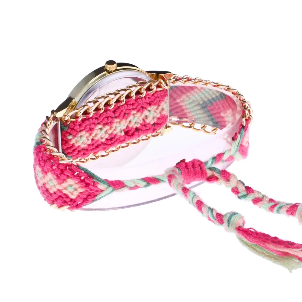 Hot Selling Ethnic Style Woven Ladies Bracelet Watch Handmade DIY Butterfly Watch Luxury Brand Designer Wristwatch Simple Reloj
Hot Selling Ethnic Style Woven Ladies Bracelet Watch Handmade DIY Butterfly Watch Luxury Brand Designer Wristwatch Simple Reloj