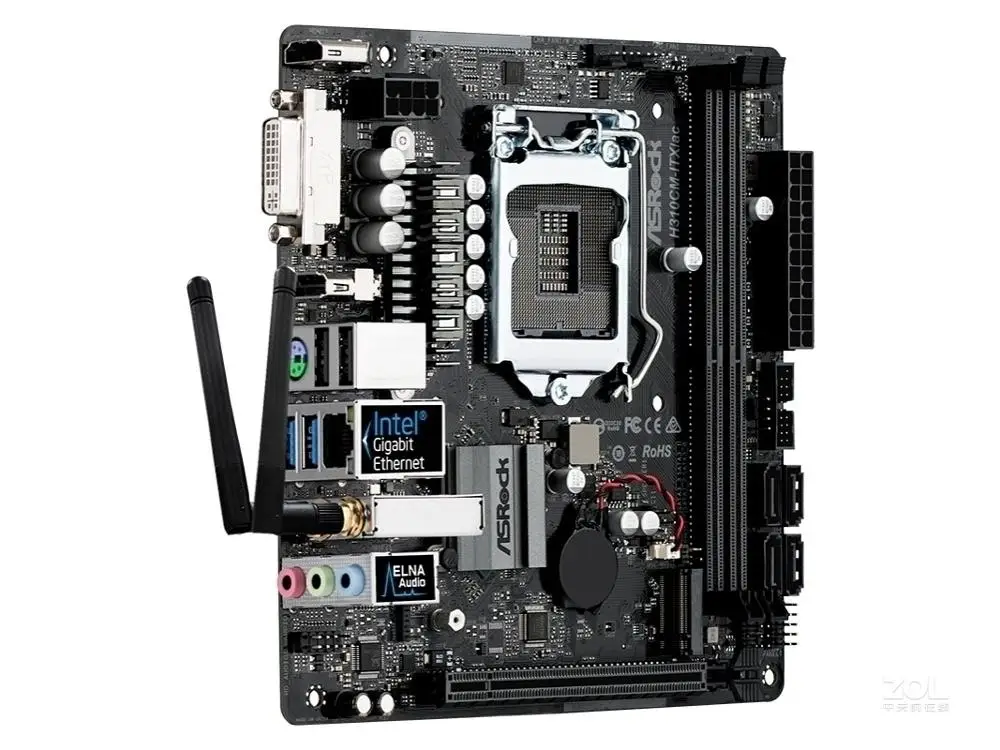 Новая настольная Материнская плата ASRock H310CM-ITX/ac LGA 1151 DDR4 32 Гб USB2.0 USB3.1 H310 десктопная