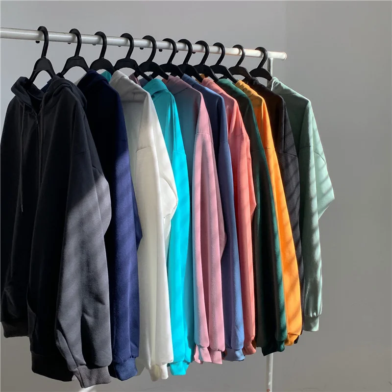 Pure color hooded sweater 2021 spring and autumn new super fire all-match loose long-sleeved zipper thin coat women
Pure color hooded sweater 2021 spring and autumn new super fire all-match loose long-sleeved zipper thin coat women