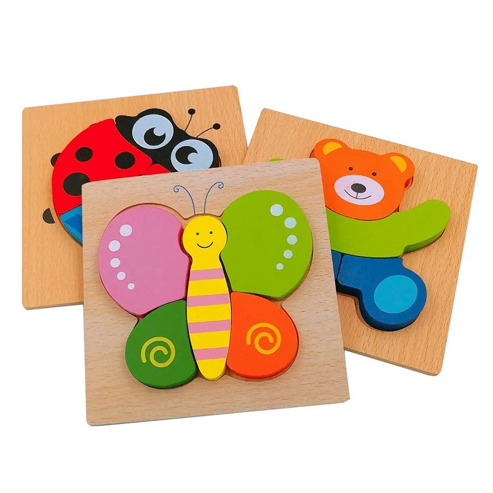 Набор деревянных трехмерных пазлов с мультяшными животными, Обучающие Развивающие игрушки для детей
Набор деревянных трехмерных пазлов с мультяшными животными, Обучающие Развивающие игрушки для детей