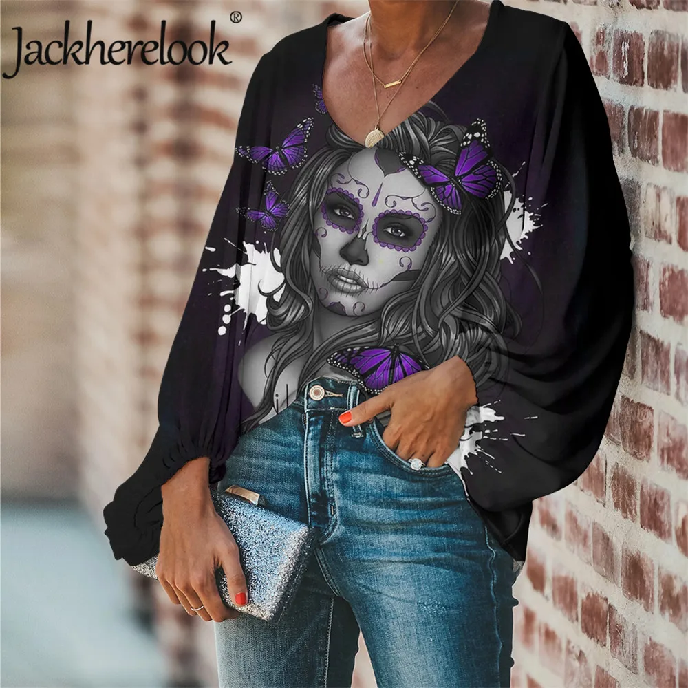 Jackhereluk/черная свободная с рисунком черепа шифоновая блузка для девочек-подростков с бабочкой, готический бренд, женские рубашки, повседневн...
Jackhereluk/черная свободная с рисунком черепа шифоновая блузка для девочек-подростков с бабочкой, готический бренд, женские рубашки, повседневн...