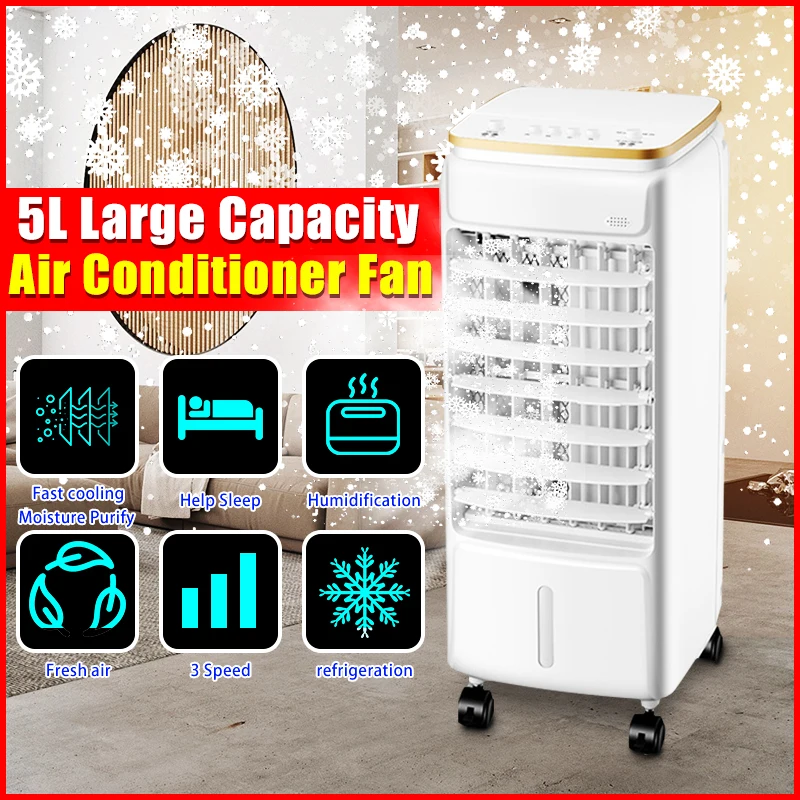 Portable Air Conditioner Conditioning Fan Humidifier Cooler System 220V Cooling Fan Movable Humidifier Purifier For Home Office
Portable Air Conditioner Conditioning Fan Humidifier Cooler System 220V Cooling Fan Movable Humidifier Purifier For Home Office