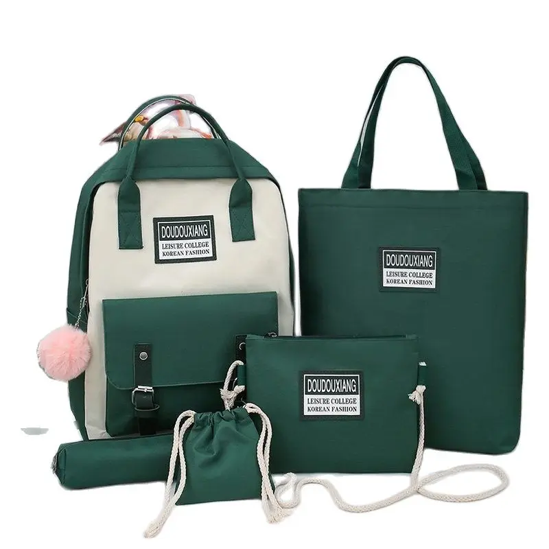 5 Set School Bags for Teenage Girls Kids Children Student Backpack Travel Teen Shoulder Bag Child Schoolbag New Women Backpack
5 Set School Bags for Teenage Girls Kids Children Student Backpack Travel Teen Shoulder Bag Child Schoolbag New Women Backpack