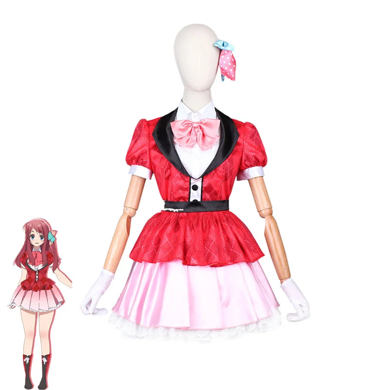 Anime ZOMBIE LAND SAGA Minamoto Sakura Cosplay Costume Women Dancing Dress Halloween Carnival Uniforms Full Set Custom Made
Anime ZOMBIE LAND SAGA Minamoto Sakura Cosplay Costume Women Dancing Dress Halloween Carnival Uniforms Full Set Custom Made