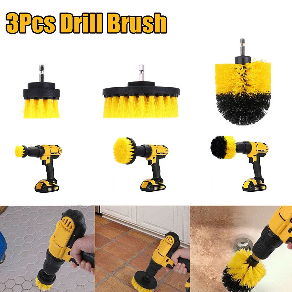 2/3.5/4 Inch Drill Scrubber Brush 3PCS For Valeting Detailing Bathroom Grout Nylon Tools
2/3.5/4 Inch Drill Scrubber Brush 3PCS For Valeting Detailing Bathroom Grout Nylon Tools