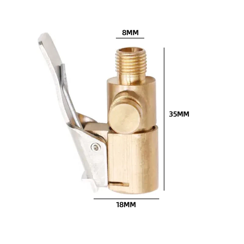 Car Tire Inflator Chuck Air Compressor Pump Lock On Nozzle Fine Thread Deflation C90A 
Car Tire Inflator Chuck Air Compressor Pump Lock On Nozzle Fine Thread Deflation C90A