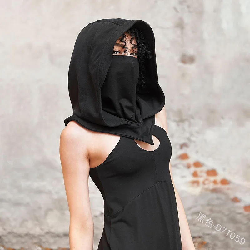 Unisex Halloween Costumes Medieval Mask Hat Cosplay Renaissance Hooded Cloak Assassin Black Gothic Vampire Accessories |