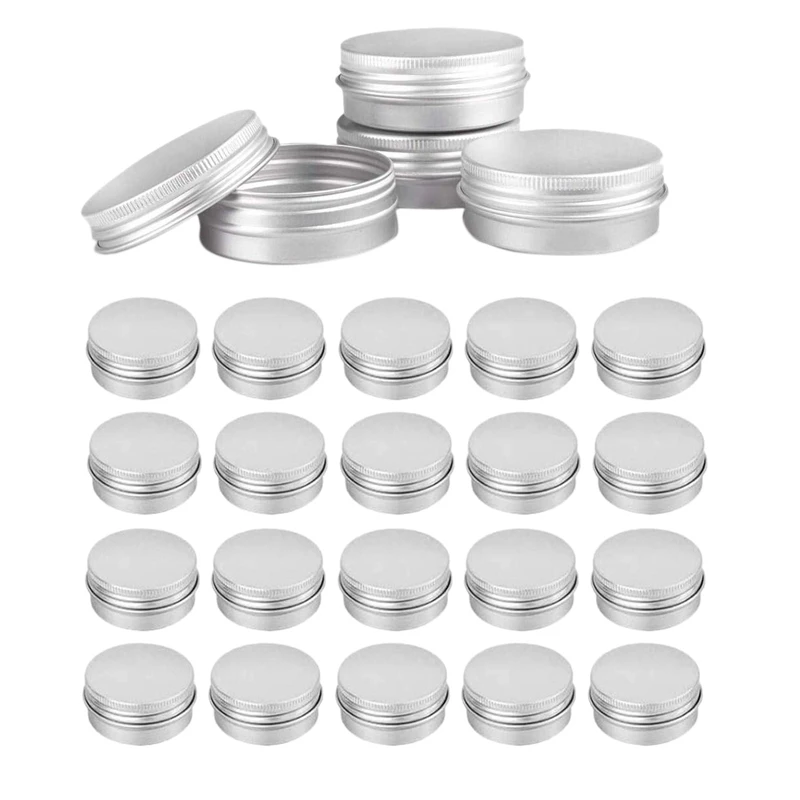 48 Pcs 1 Oz Tins Silver Aluminum Tins Cans Screw Top Round Aluminum Tins Cans with Screw Lid Screw Lid Containers
48 Pcs 1 Oz Tins Silver Aluminum Tins Cans Screw Top Round Aluminum Tins Cans with Screw Lid Screw Lid Containers
