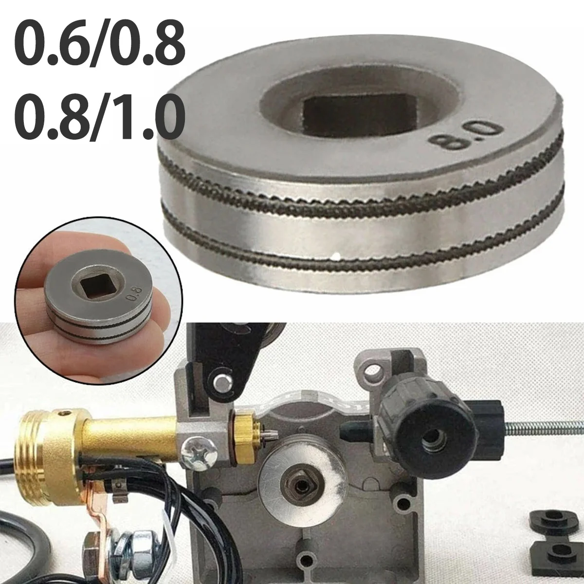 0.8-1.0mm Line Wire Feed Roller Drive U-shaped Groove Rolling Wheel Feeder Soldering Parts Wire Feeding Welding Roll Wire
0.8-1.0mm Line Wire Feed Roller Drive U-shaped Groove Rolling Wheel Feeder Soldering Parts Wire Feeding Welding Roll Wire