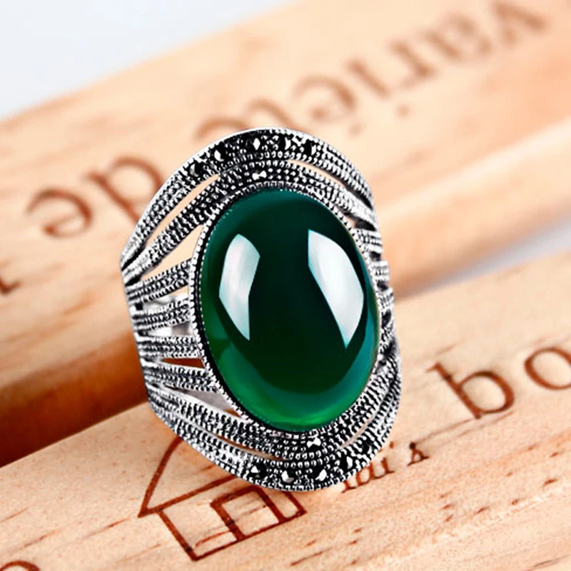 Green Chalcedony 925 Sterling Silver Rings for Women Hyperbole 925 Silver Rings Wedding Band Party Vintage Women Silver Ring 925
Green Chalcedony 925 Sterling Silver Rings for Women Hyperbole 925 Silver Rings Wedding Band Party Vintage Women Silver Ring 925