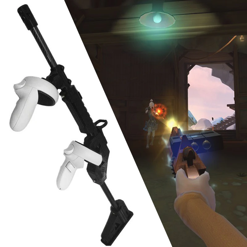 VR gaming Magnetic Gun Stock Enhanced Gaming Experience for oculus quest 2 accessories Guns Shooting Stand for Oculus quest 2
VR gaming Magnetic Gun Stock Enhanced Gaming Experience for oculus quest 2 accessories Guns Shooting Stand for Oculus quest 2