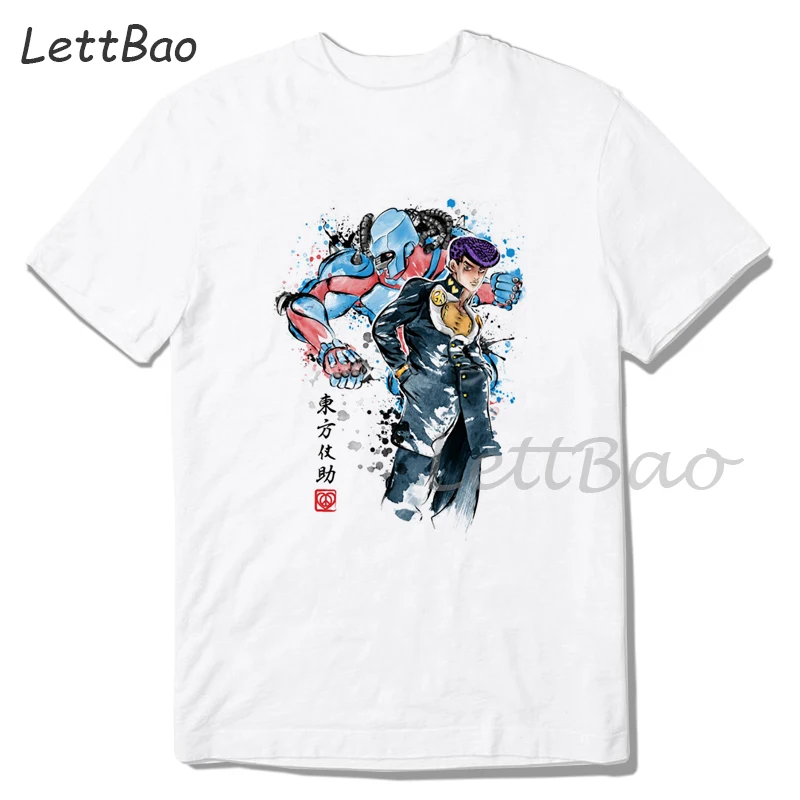 Футболка мужская с коротким рукавом, хлопковая модная тенниска с круглым вырезом, с принтом Джоджо невероятные приключения
Футболка мужская с коротким рукавом, хлопковая модная тенниска с круглым вырезом, с принтом Джоджо невероятные приключения