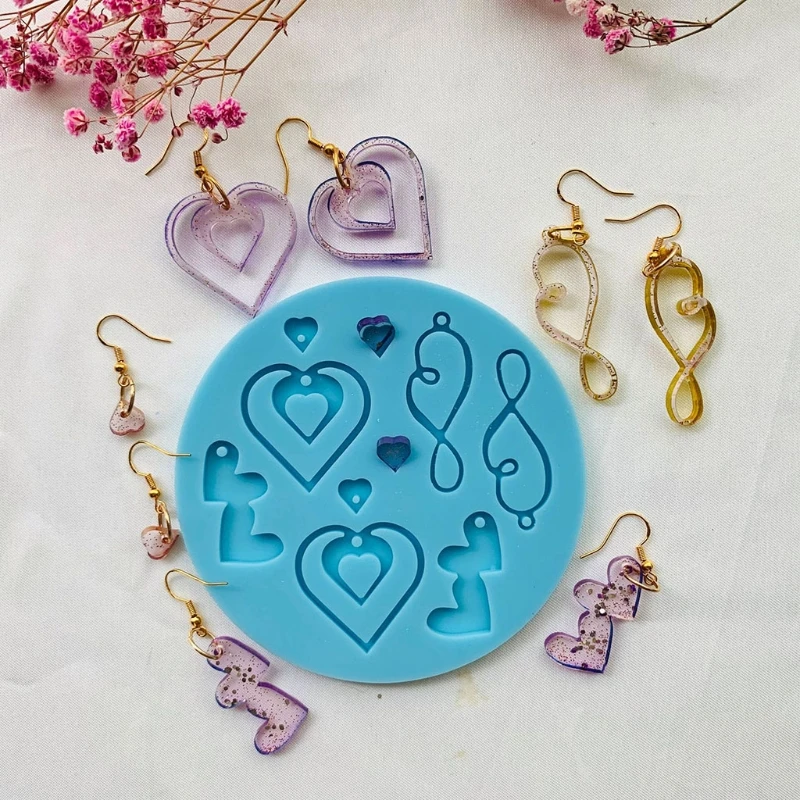 Earrings Epoxy Resin Mold Ear Drop Dangle Pendant Casting Silicone Mould DIY Crafts Jewelry Making Tools
Earrings Epoxy Resin Mold Ear Drop Dangle Pendant Casting Silicone Mould DIY Crafts Jewelry Making Tools