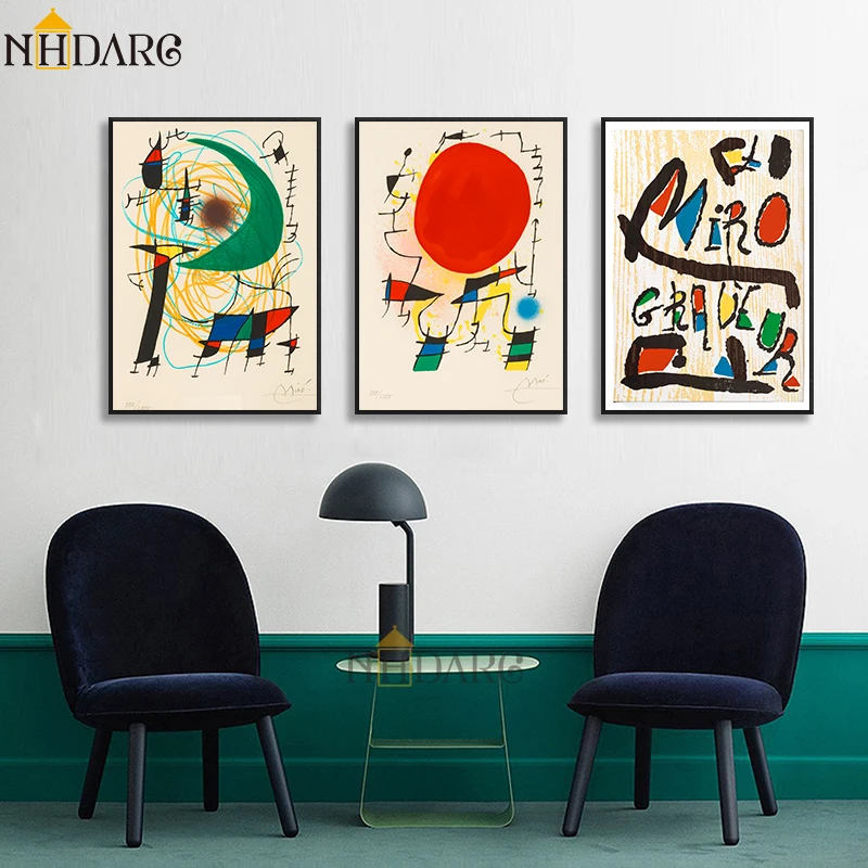 NHDARC Canvas Printings Posters and Paintings Miro Classical Abstract Style Modern Wall Art Picures for Living Room Home Decor
NHDARC Canvas Printings Posters and Paintings Miro Classical Abstract Style Modern Wall Art Picures for Living Room Home Decor