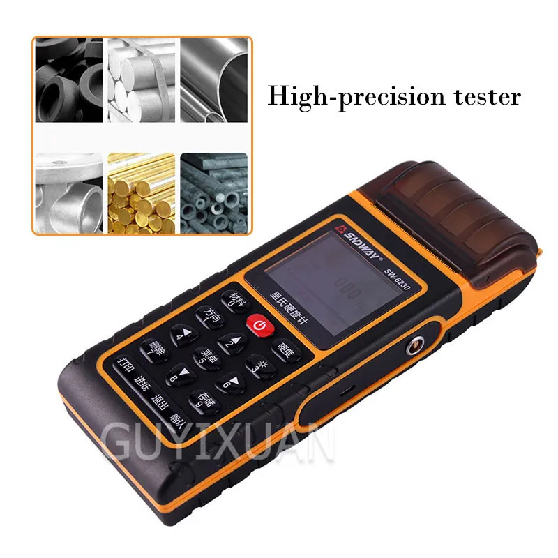 High-precision hardness tester All-in-one printing Leeb hardness tester 170-960HLD Metal steel mold hardness measurement 
High-precision hardness tester All-in-one printing Leeb hardness tester 170-960HLD Metal steel mold hardness measurement