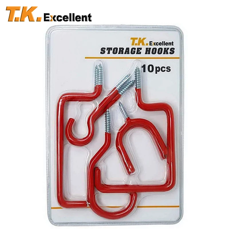 Bike Storage Hooks 10 Pack - Heavy Duty Bicycle Storage Hooks Wall Mounted Hook Set for Bikes Screw-in Utility Garage Garden
Bike Storage Hooks 10 Pack - Heavy Duty Bicycle Storage Hooks Wall Mounted Hook Set for Bikes Screw-in Utility Garage Garden