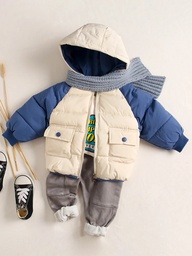 1-5 Years Boy Girls Winter Coat Thicken Cute Outfit Children Clothes Hooded Snow Outerwear Toddler Padded Overcoat Zipper Jacket
1-5 Years Boy Girls Winter Coat Thicken Cute Outfit Children Clothes Hooded Snow Outerwear Toddler Padded Overcoat Zipper Jacket