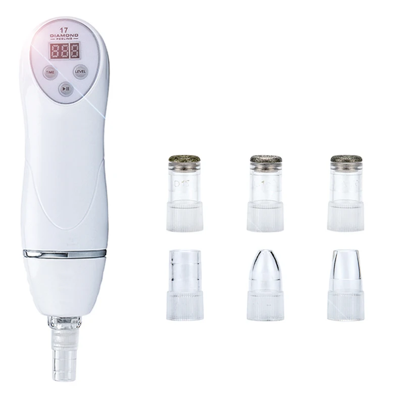 Home Use Potable Skin Microdermabrasion Machine Vacuum Massage Skin Peeling Acne Treatment Blackhead Remover for Facial Cleaning 
Home Use Potable Skin Microdermabrasion Machine Vacuum Massage Skin Peeling Acne Treatment Blackhead Remover for Facial Cleaning