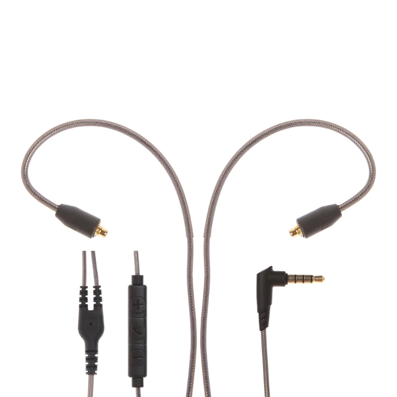 3.5mm Wired Earphone Cable Detachable MMCX Connector Replacement Cord With Microphone For Shure SE215 SE425 UE900 Headphone
3.5mm Wired Earphone Cable Detachable MMCX Connector Replacement Cord With Microphone For Shure SE215 SE425 UE900 Headphone