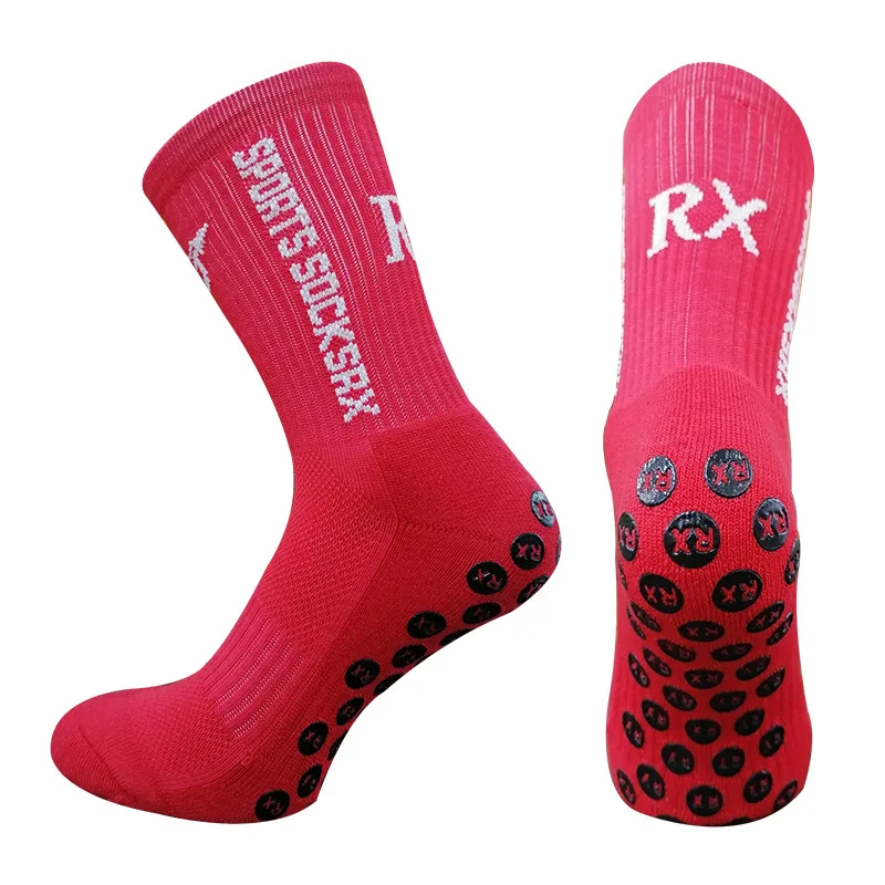 Men's and women's short towel bottom with anti-skid bump multicolor professional training game football socks
Men's and women's short towel bottom with anti-skid bump multicolor professional training game football socks