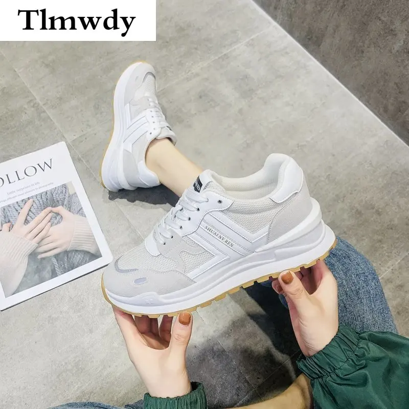 2021 New Spring Women's Sneakers Breathable Lace-up Platform Shoes Casual Women's Shoes Comfortable Vulcanized Shoes Women
2021 New Spring Women's Sneakers Breathable Lace-up Platform Shoes Casual Women's Shoes Comfortable Vulcanized Shoes Women