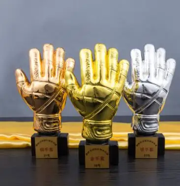 Football match golden gloves trophy trophy plating goalkeeper medal resin crafts Wholesale factory direct selling
Football match golden gloves trophy trophy plating goalkeeper medal resin crafts Wholesale factory direct selling
