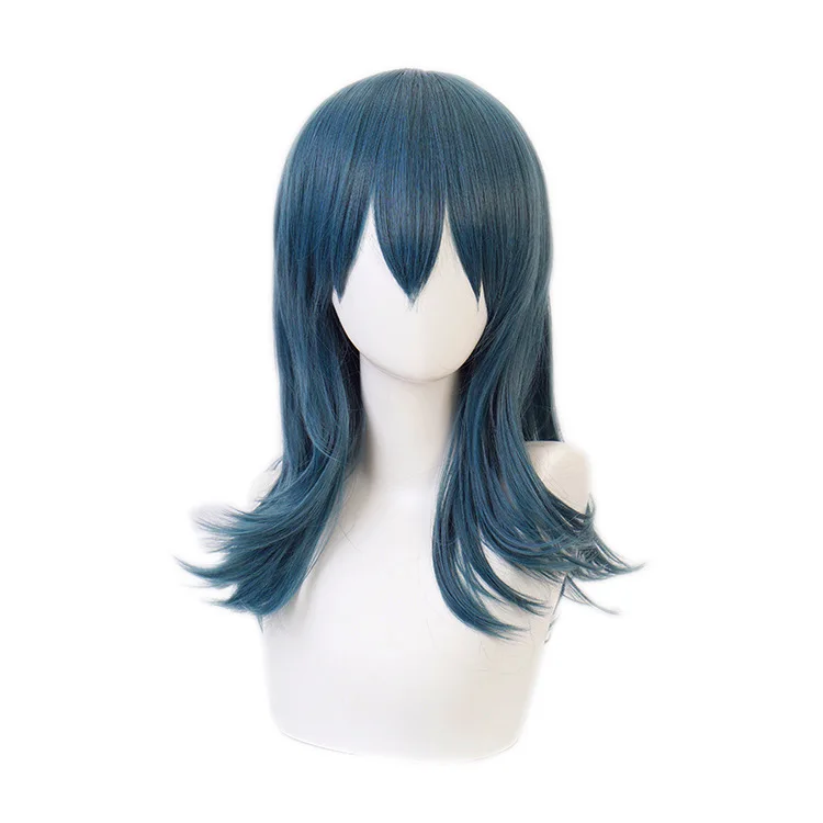 

New Anime Fire Emblem: ThreeHouses Byleth Wig Cosplay Costume Heat Resistant Synthetic Hair Women Halloween Party Wigs