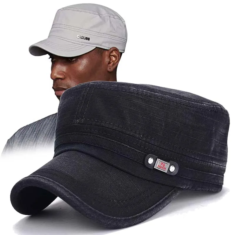 Fashion Cotton Military Hats For Men Women Flat Top Caps Adjustable Army Caps Gorra Casquette Homme Bone Trucker Hat Dad Hats
Fashion Cotton Military Hats For Men Women Flat Top Caps Adjustable Army Caps Gorra Casquette Homme Bone Trucker Hat Dad Hats