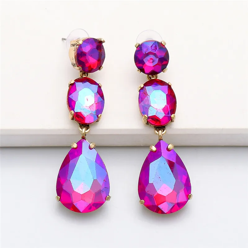 Fashion Multi Color Dangle Earrings For Women Simple Charm Colorful Rhinestone Earring Crystal Jewelry 2021 brincos
Fashion Multi Color Dangle Earrings For Women Simple Charm Colorful Rhinestone Earring Crystal Jewelry 2021 brincos