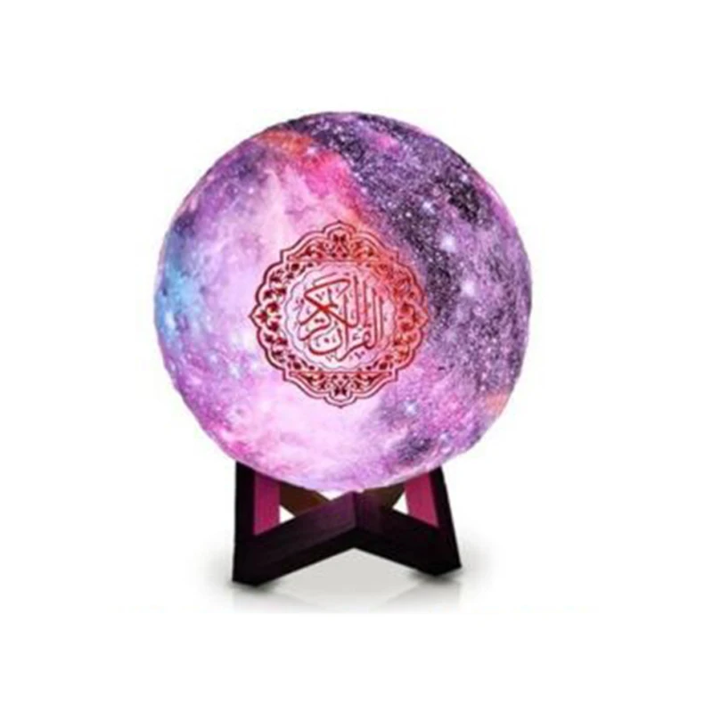 Quran Bluetooth Speakers 16 Colors 3D Printing Moon Lamp With Remote Control Starry Night Lamp Colorful Moonlight Speaker lamp
Quran Bluetooth Speakers 16 Colors 3D Printing Moon Lamp With Remote Control Starry Night Lamp Colorful Moonlight Speaker lamp