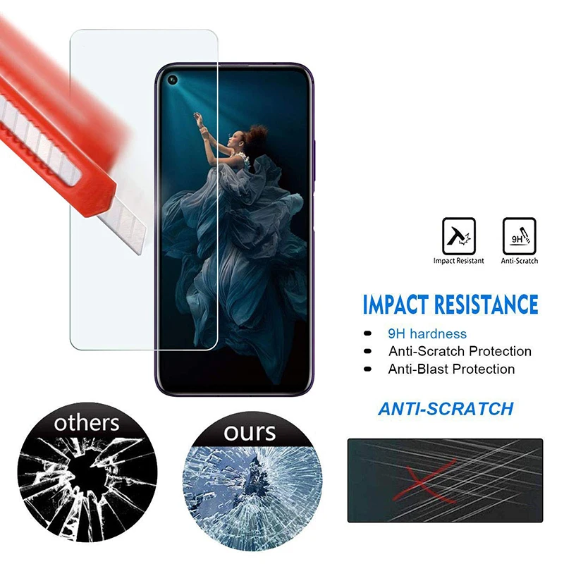 3Pcs Tempered Glass for Huawei Honor 20 Pro Screen Protector Protective Hauwei Honor20Pro 20Pro Glas Honor20 Film | Мобильные