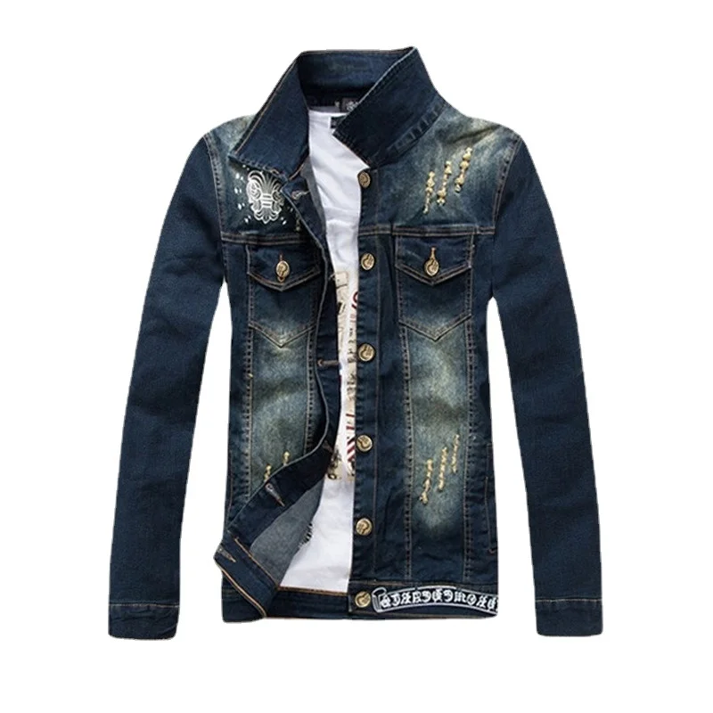 Denim Jacket Coat Male Korean Version Fashion Spring New Model Tide Brand Loose Tooling Leisure Men Motorcycle denim jacket 5XL
Denim Jacket Coat Male Korean Version Fashion Spring New Model Tide Brand Loose Tooling Leisure Men Motorcycle denim jacket 5XL