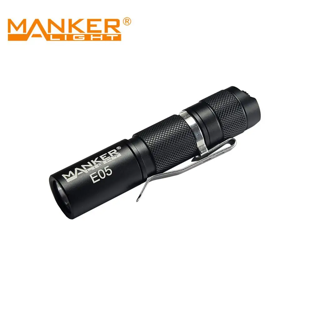Карманный ультра броский фонарик Manker E05 400 лм АА 14500 EDC фонарь с NM1 светодиодный