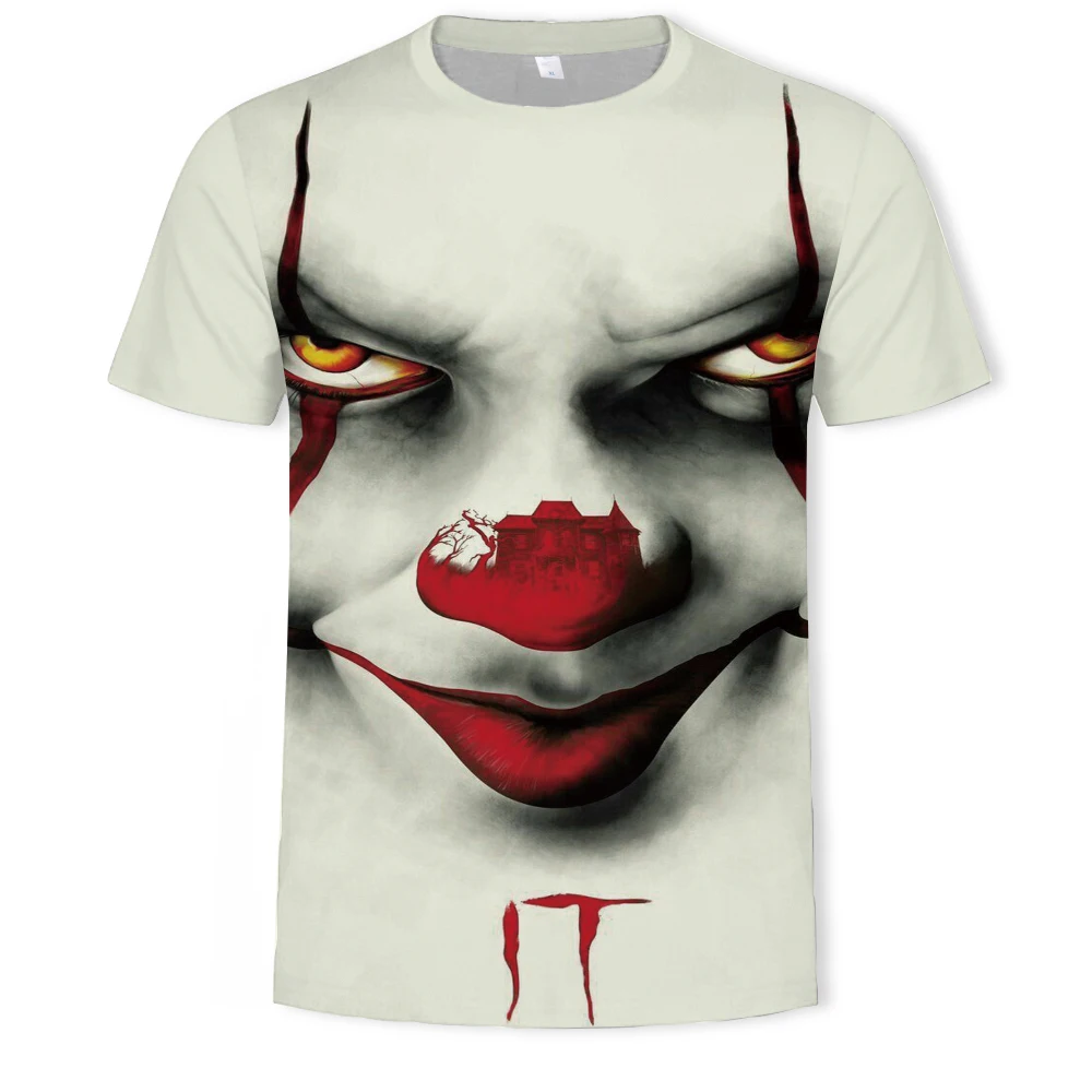 Movie character clown back to soul 3D printing summer oversized T-shirt personality O-neck short-sleeved men's T-shirt
Movie character clown back to soul 3D printing summer oversized T-shirt personality O-neck short-sleeved men's T-shirt