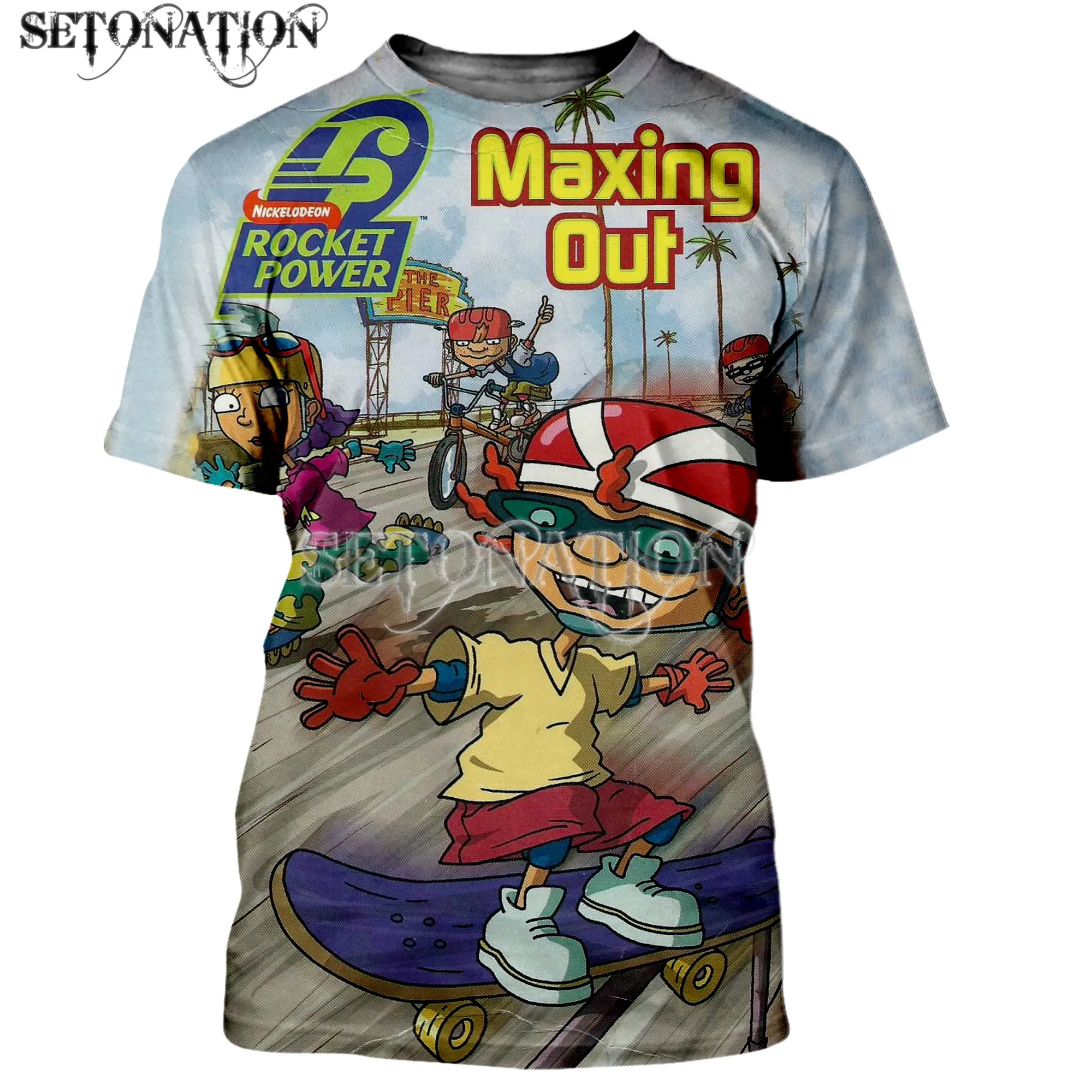 Rocket Power men/women New fashion cool 3D printed t-shirts casual Harajuku style tshirt streetwear tops dropshipping
Rocket Power men/women New fashion cool 3D printed t-shirts casual Harajuku style tshirt streetwear tops dropshipping