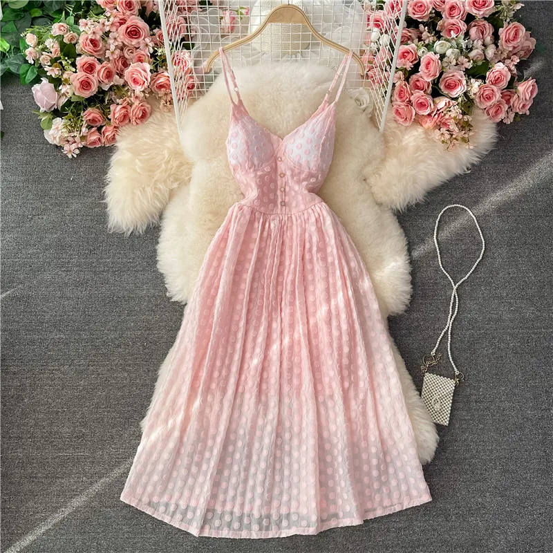 UuLuTonica Summer Spring Camisole V-Neck Sleeveless A-line Backless Single Breasted Women Female Dress
UuLuTonica Summer Spring Camisole V-Neck Sleeveless A-line Backless Single Breasted Women Female Dress