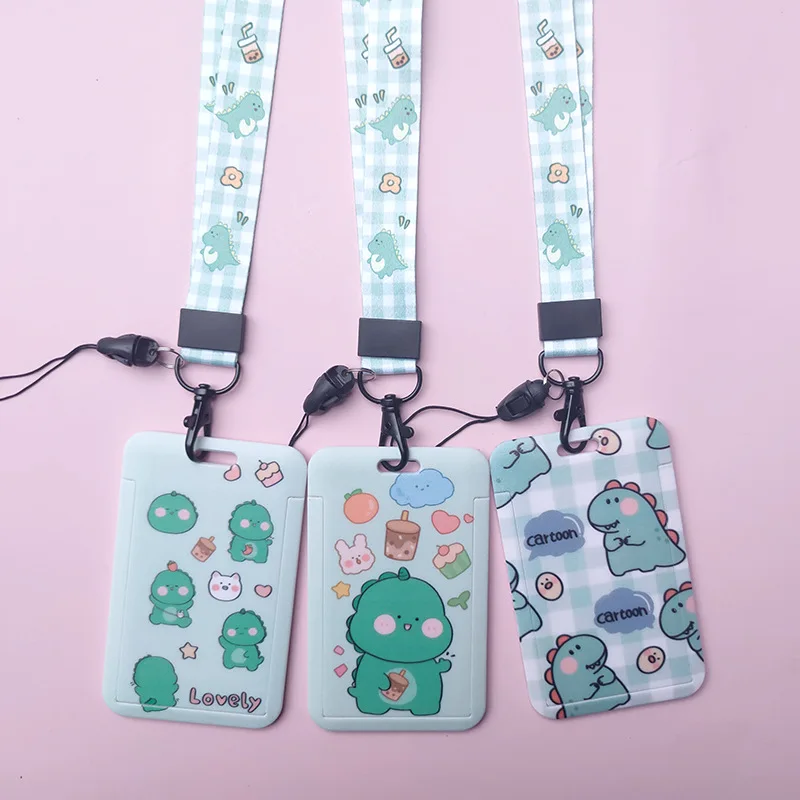 Kawaii Cartoon Little Dinosaur Certificate Holder Lanyard Neck Bus Subway Student Meal Access Card Cover
Kawaii Cartoon Little Dinosaur Certificate Holder Lanyard Neck Bus Subway Student Meal Access Card Cover