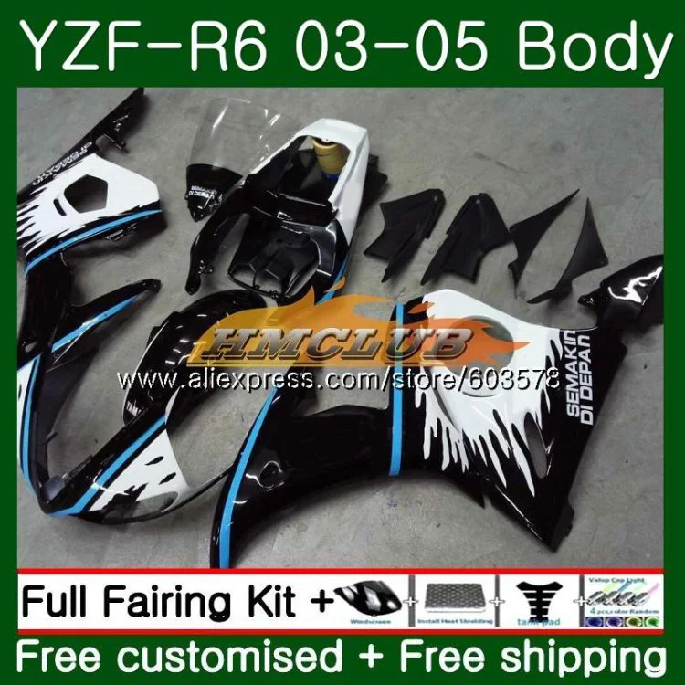 Body For YAMAHA YZF600 YZF R6 YZF-R6 2003 2004 2005 Bodywork 54CL.1 Sale Black YZF 600 R 6 YZF-600 YZFR6 03 04 05 Fairings
Body For YAMAHA YZF600 YZF R6 YZF-R6 2003 2004 2005 Bodywork 54CL.1 Sale Black YZF 600 R 6 YZF-600 YZFR6 03 04 05 Fairings