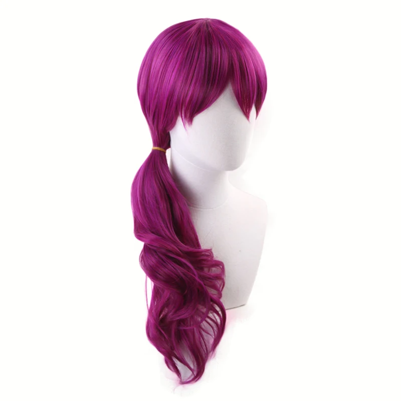 Agony's Embrace K/DA Evelynn парик красновато-фиолетовый длинный косплей костюм KDA