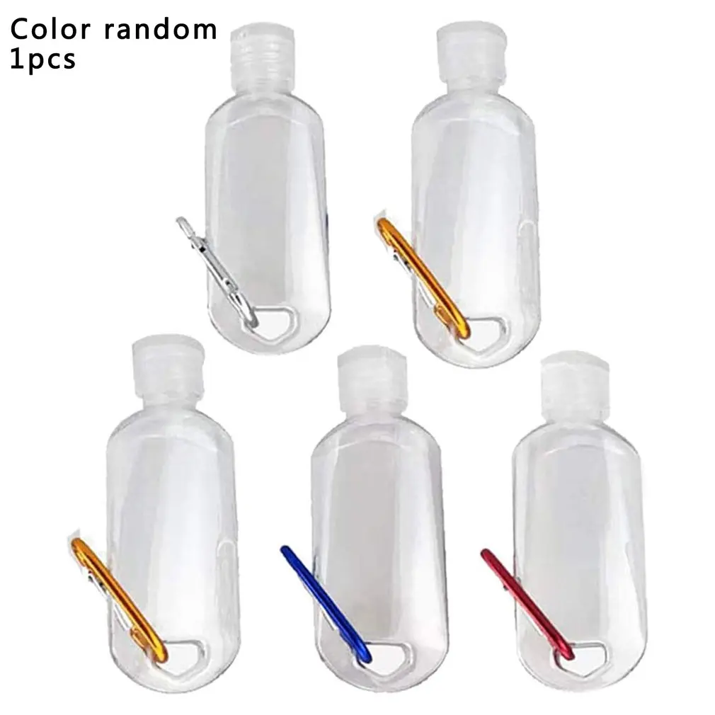 1pcs Transparent Hand Sanitizer Empty Bottle Portable Flip Plastic Bottle Travel Container Random Carabiner Color
1pcs Transparent Hand Sanitizer Empty Bottle Portable Flip Plastic Bottle Travel Container Random Carabiner Color
