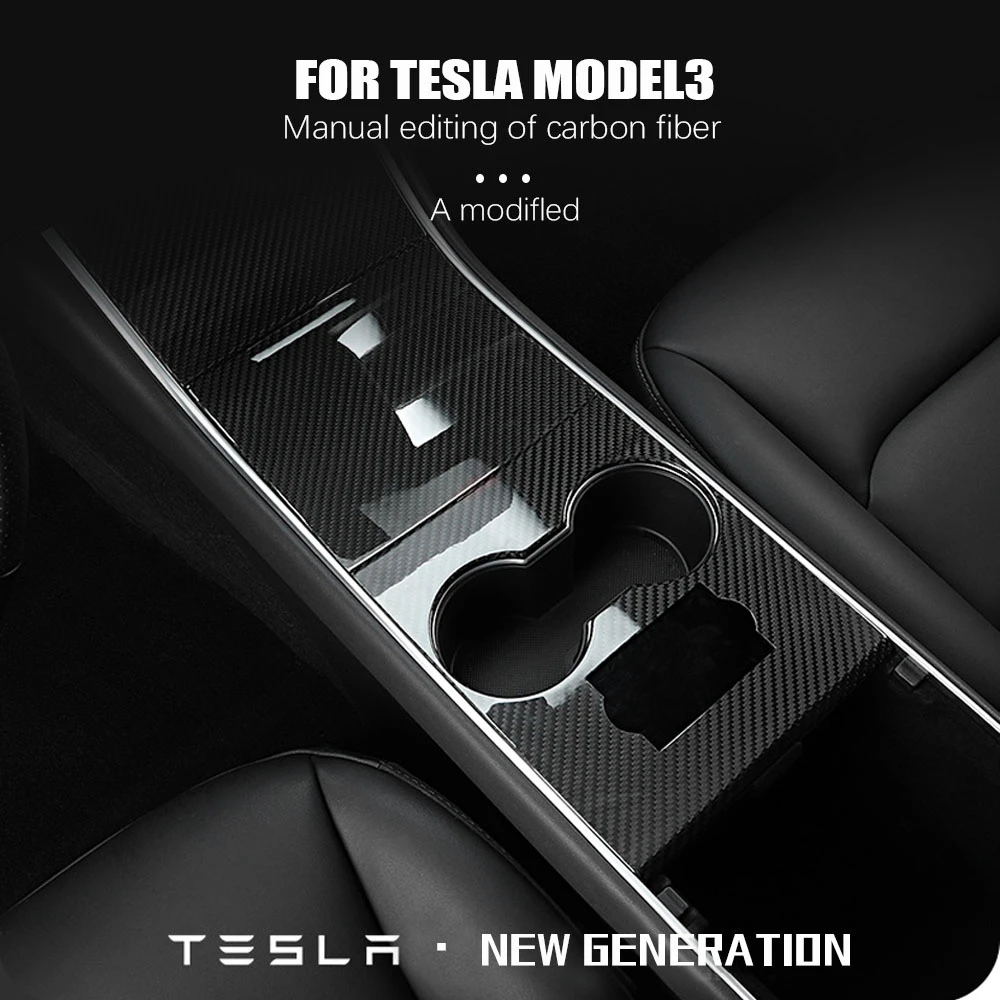 For Tesla Model 3 And Model Y Center Console Protector Cover Accessories Replaceable ABS Carbon Fiber Pattern Wrap Kit
For Tesla Model 3 And Model Y Center Console Protector Cover Accessories Replaceable ABS Carbon Fiber Pattern Wrap Kit