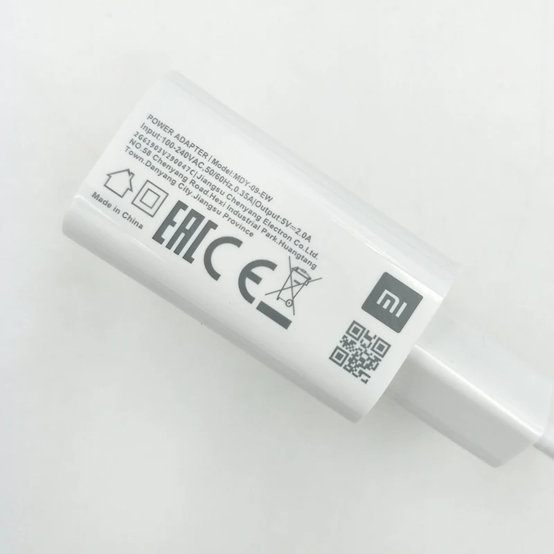 MDY 09 EW оригинальное зарядное устройство Xiaomi USB 5V 2A EU вилка адаптер Micro кабель для Mi 4