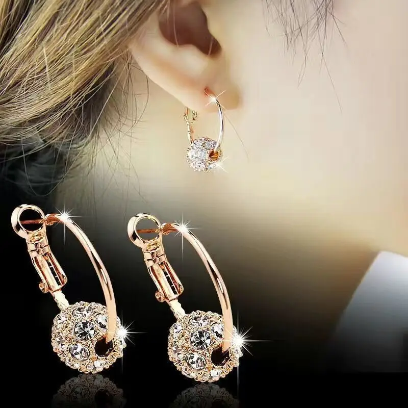 2020 New Korean Crystal Ball Ball Colorful Lucky Ball Transfer Beads Earrings Ear Jewelry
2020 New Korean Crystal Ball Ball Colorful Lucky Ball Transfer Beads Earrings Ear Jewelry