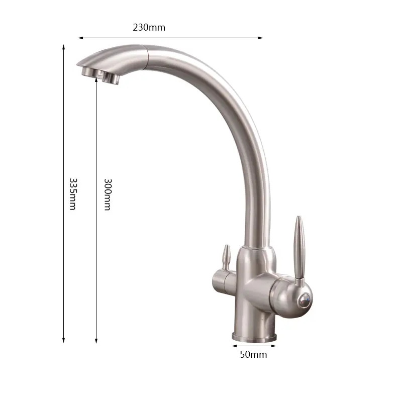 ROVATE Water Filter Kitchen Faucet Brass Brushed Nickel, Modern Kitchen Drinking Water Faucet 3 in 1 Water Purifier Sink Faucet
ROVATE Water Filter Kitchen Faucet Brass Brushed Nickel, Modern Kitchen Drinking Water Faucet 3 in 1 Water Purifier Sink Faucet
