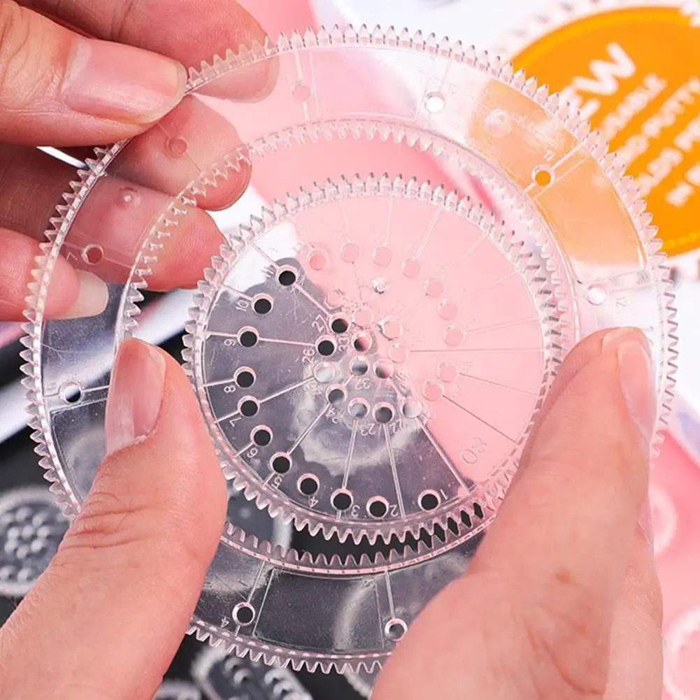 Spirograph Drawing Toys Interlocking Gears Ever-changing Flower Ruler Montessori Creative Educational Training Toys Math Toys
Spirograph Drawing Toys Interlocking Gears Ever-changing Flower Ruler Montessori Creative Educational Training Toys Math Toys