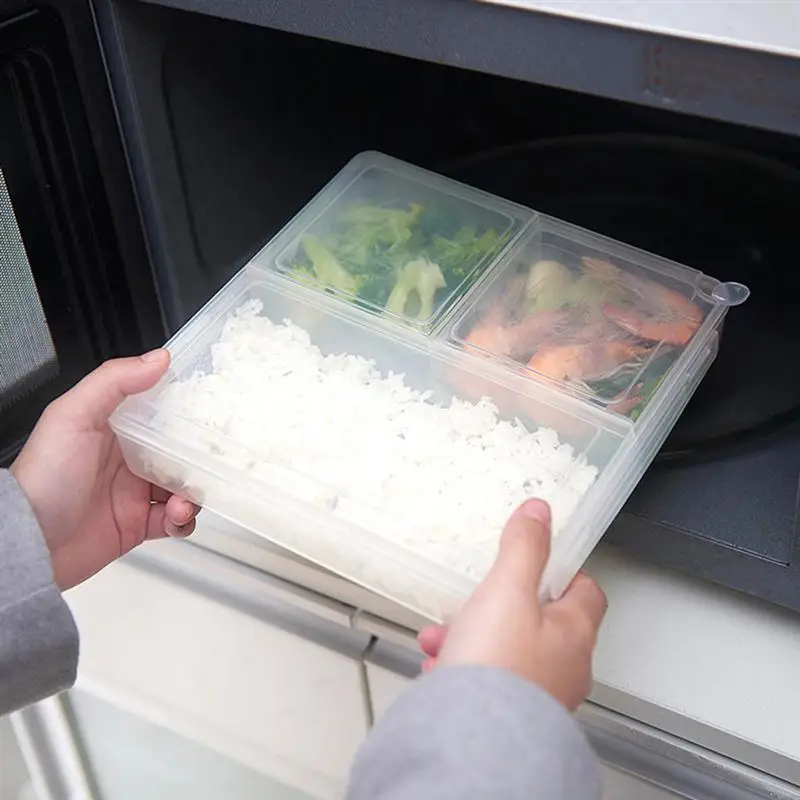 2pcs Kitchen Plastic Retain Freshness Compartment Storage Box Household Lunch Box
2pcs Kitchen Plastic Retain Freshness Compartment Storage Box Household Lunch Box