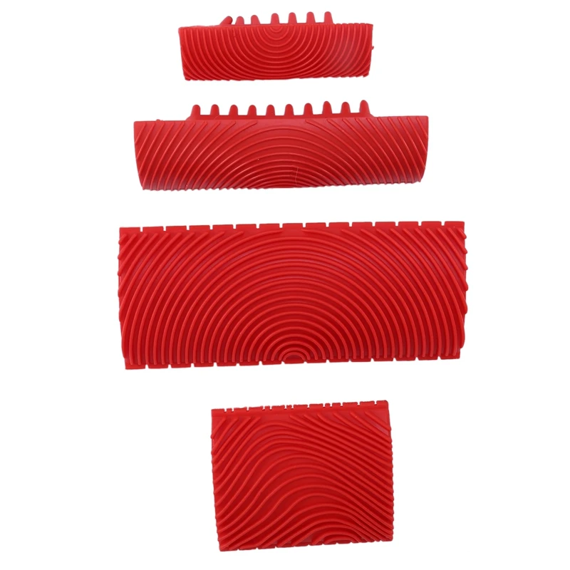4PCS Wood Graining Tool Set Rubber Wood Graining Pattern Wall Paint Painting Tool for Wall Painting Decoration DIY
4PCS Wood Graining Tool Set Rubber Wood Graining Pattern Wall Paint Painting Tool for Wall Painting Decoration DIY